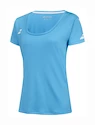 Dames T-shirt Babolat  Play Cap Sleeve Top Women Cyan Blue