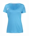 Dames T-shirt Babolat  Play Cap Sleeve Top Women Cyan Blue