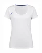 Dames T-shirt Babolat  Play Cap Sleeve Top Women White/White