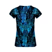 Dames T-shirt BIDI BADU  Bella 2.0 Tech V-Neck Tee Blue