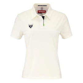 Dames T-shirt CCM Golf Polo Blanc