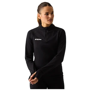 Dames T-shirt CCM Outdoor Thermal LS Shirt Black