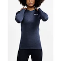 Dames T-shirt Craft Core Dry Active Comfort LS Navy Blue