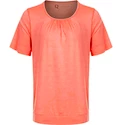 Dames T-shirt Endurance  Q Bree Melange SS Tee Orange 46