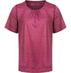 Dames T-shirt Endurance  Q Bree Melange SS Tee Wine 46