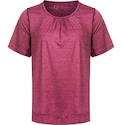 Dames T-shirt Endurance  Q Bree Melange SS Tee Wine 46