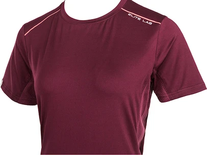 Dames T-shirt Endurance  Tech Elite X1 SS Tee Wine 34