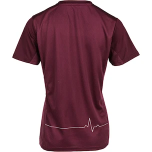 Dames T-shirt Endurance  Tech Elite X1 SS Tee Wine 34