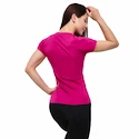 Dames T-shirt GymBeam  FIT Magenta