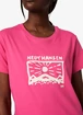 Dames T-shirt Helly Hansen  F2F Organic Cotton T-Shirt Cascadia Pink