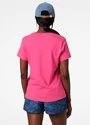 Dames T-shirt Helly Hansen  F2F Organic Cotton T-Shirt Cascadia Pink