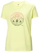 Dames T-shirt Helly Hansen  Skog Recycled Graphic Tee Fadded Yallow XS