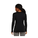 Dames T-shirt Icebreaker Merino 200 Oasis LS Crewe Mountain Pulse Black