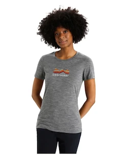 Dames T-shirt Icebreaker  W Tech Lite II SS Tee Mou Gritstone