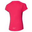 Dames T-shirt Mizuno  Dry Aero Flow Tee Rose Red