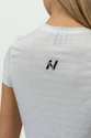 Dames T-shirt Nebbia  FIT Activewear T-Shirt “Airy” with Reflective Logo white