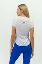 Dames T-shirt Nebbia  FIT Activewear T-Shirt “Airy” with Reflective Logo white