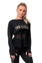 Dames T-shirt Nebbia Intense Mesh T-shirt 805 black