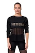 Dames T-shirt Nebbia Intense Mesh T-shirt 805 black XS