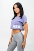 Dames T-shirt Nebbia  Oversized Crop Top purple