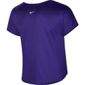 Dames T-shirt Nike  Swoosh Run Top SS Purple