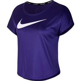 Dames T-shirt Nike  Swoosh Run Top SS Purple