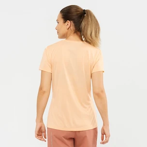 Dames T-shirt Salomon  Agile SS Tee W Almond XS