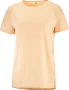 Dames T-shirt Salomon  Outline Summer SS Tee Apricot Ice