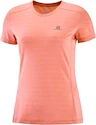 Dames T-shirt Salomon  XA Tee W Brick Dust S