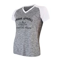 Dames T-shirt Sensor  Cyklo Charger Grey/White