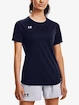 Dames T-shirt Under Armour  Challenger SS Training Top-NVY