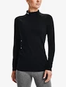 Dames T-shirt Under Armour ColdGear Authentics Mockneck-BLK