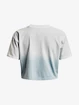 Dames T-shirt Under Armour  DIP DYE CROP SS-GRY