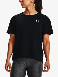 Dames T-shirt Under Armour Esential Cttn Stretch Tee-BLK