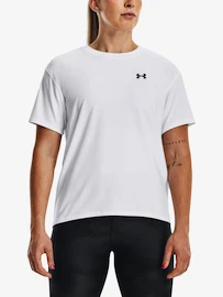 Dames T-shirt Under Armour Esential Cttn Stretch Tee-WHT