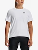 Dames T-shirt Under Armour  Esential Cttn Stretch Tee-WHT S