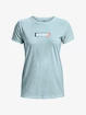 Dames T-shirt Under Armour  GRADIENT PILL SS-BLU