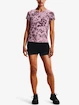 Dames T-shirt Under Armour  Iso-Chill 200 Print SS-PNK