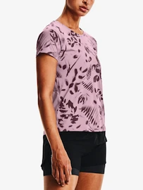 Dames T-shirt Under Armour Iso-Chill 200 Print SS-PNK