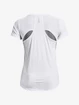 Dames T-shirt Under Armour  IsoChill Run Laser Tee-WHT