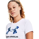 Dames T-shirt Under Armour  Live Sportstyle Graphic SSC White