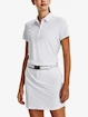 Dames T-shirt Under Armour  Playoff SS Polo-WHT