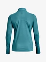 Dames T-shirt Under Armour  Qualifier Run 2.0 1/2 Zip-BLU