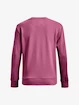 Dames T-shirt Under Armour  Rival Terry Crew-PNK