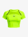 Dames T-shirt Under Armour  Run Anywhere Crop SS-GRN