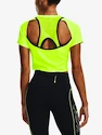 Dames T-shirt Under Armour  Run Anywhere Crop SS-GRN