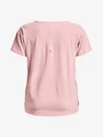 Dames T-shirt Under Armour  Rush Energy SS-PNK