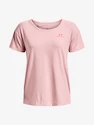 Dames T-shirt Under Armour  Rush Energy SS-PNK