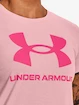 Dames T-shirt Under Armour  SPORTSTYLE LOGO SS-PNK