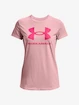 Dames T-shirt Under Armour  SPORTSTYLE LOGO SS-PNK